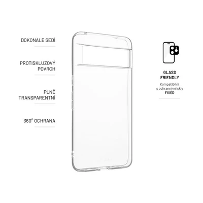 Kép 2/3 - FIXED TPU Gel Case for Google Pixel 8 Pro, clear