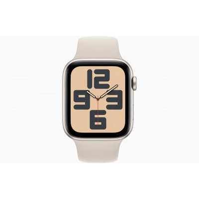 Kép 2/3 - Apple Watch SE3 GPS 44mm Starlight Alu Case with Starlight Sport Band M/L
