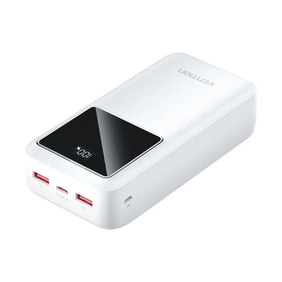 Kép 2/4 - Vention FHMW0 30000mAh PowerBank White
