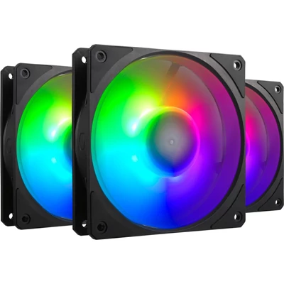 Kép 4/5 - Cooler Master Mobius 120P ARGB (3Pack) Black