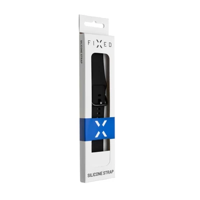 Kép 4/4 - FIXED Silicone Strap for Xiaomi Smart Band 8 Pro Black
