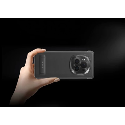 Kép 2/3 - Honor Magic 6 Pro PU Bracket Case Black