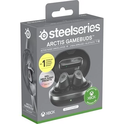 Kép 5/6 - Steelseries Arctis GameBuds XBOX Wireless Bluetooth Gaming Headset Black