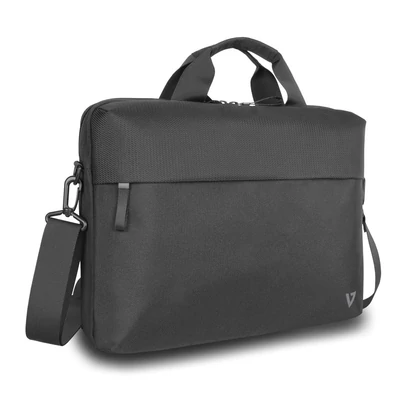 Kép 2/8 - V7 CTP14-ECO2 Eco-Friendly Topload Briefcase Laptop Case 14" Black
