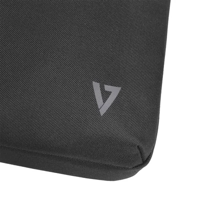 Kép 7/8 - V7 CTP14-ECO2 Eco-Friendly Topload Briefcase Laptop Case 14" Black