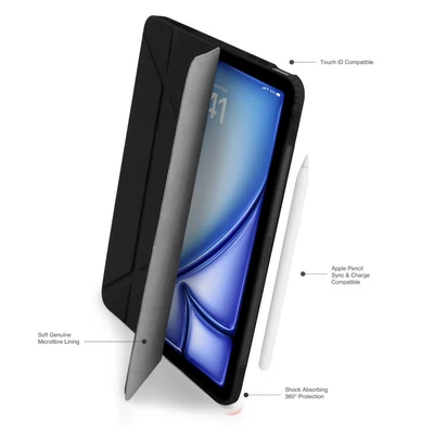 Kép 2/6 - Pipetto Origami No1 Original Case iPad Air 13 (2024) Black