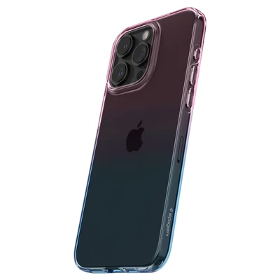 Kép 3/10 - Spigen iPhone 15 Pro Case Liquid Crystal Gradation Pink