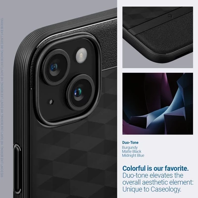 Kép 11/11 - Spigen Caseology Parallax MagSafe iPhone 15 Matte Black