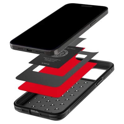 Kép 11/12 - Spigen iPhone 15 Pro Max Case Cryo Armor Cryo Red
