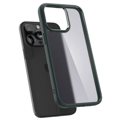 Kép 6/15 - Spigen iPhone 15 Pro Max Case Ultra Hybrid Frost Green