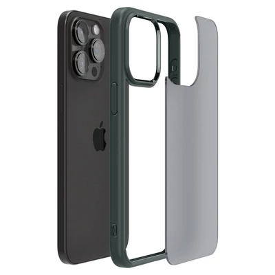 Kép 8/15 - Spigen iPhone 15 Pro Max Case Ultra Hybrid Frost Green