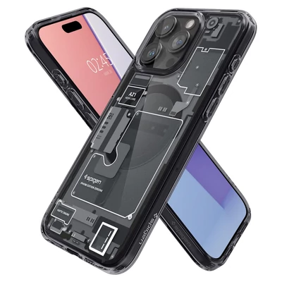 Kép 8/15 - Spigen iPhone 15 Pro Max Case Ultra Hybrid Zero One MagSafe (MagFit) Black
