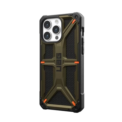 Kép 2/10 - UAG Monarch case for iPhone 15 Pro Max Kevlar Elemental Green