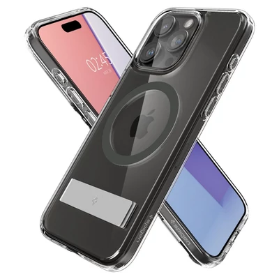 Kép 8/18 - Spigen iPhone 15 Pro Max Case Ultra Hybrid S MagSafe (MagFit) Graphite