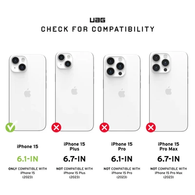 Kép 3/10 - UAG Essential Armor case for MagSafe iPhone 15 Black
