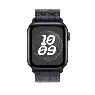 Kép 3/3 - Apple Watch 46mm Nike Sport Loop Black/Blue