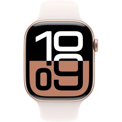 Kép 2/2 - Apple Watch S10 GPS 46mm Rose Gold Alu Case with Light Blush Sport Band S/M