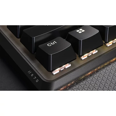 Kép 13/13 - Corsair K70 Core TKL RGB Red Mechanical Gaming Wireless Keyboard Black US