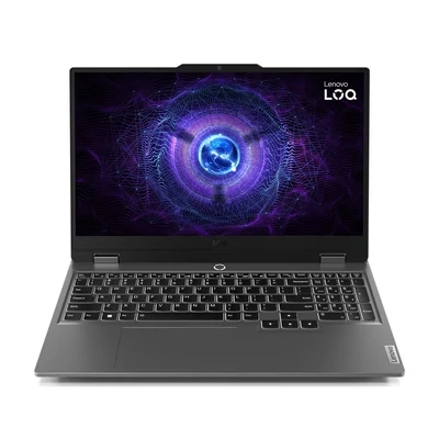Kép 2/9 - Lenovo LOQ 15IRX9 gaming notebook szürke (144Hz G-Sync; Luna Grey)