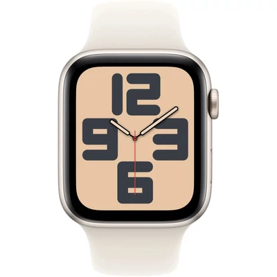 Kép 2/2 - Apple Watch SE2 v3 GPS 44mm Starlight Alu Case with Starlight Sport Band S/M