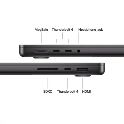 Kép 3/4 - Apple MacBook Pro 14,2" (2024) Space Black