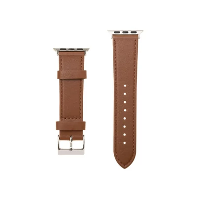 Kép 2/3 - FIXED bőrszíj Apple Watch 42/44/45 mm, barna