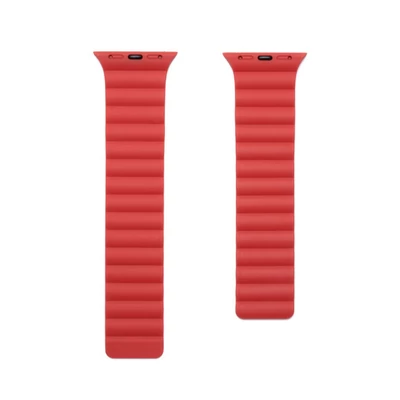 Kép 3/4 - FIXED Magnetic Strap for Apple Watch 38/40/41mm, red