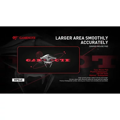 Kép 4/4 - HAVIT Gamenote MP848 Gaming Egérpad Black