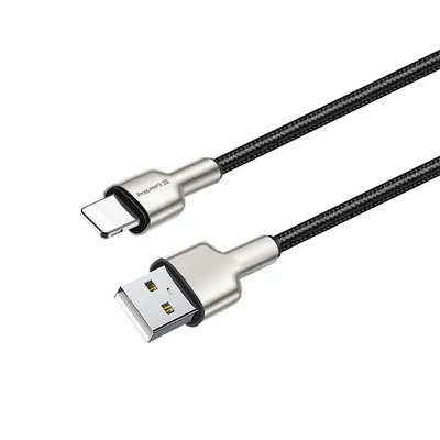 Kép 3/14 - ColorWay USB-A to Apple Lightning (head metal) 2.4A 1m Black