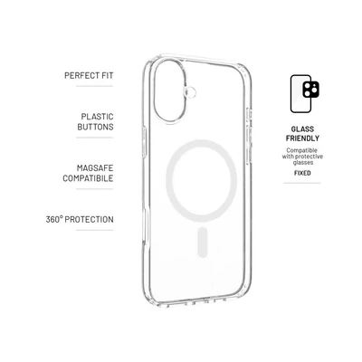 Kép 2/6 - FIXED MagPure telefontok Apple iPhone 16 Plus készülékhez, átlátszó