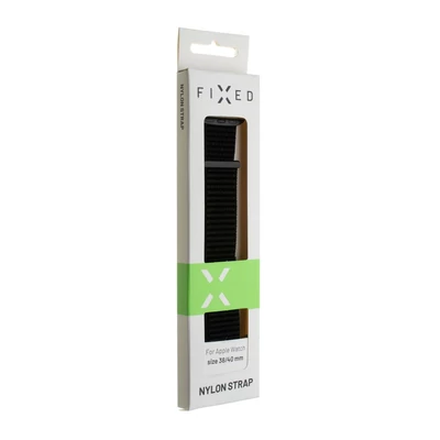Kép 4/4 - FIXED Nylon Strap for Apple Watch 38/40/41 mm, lime