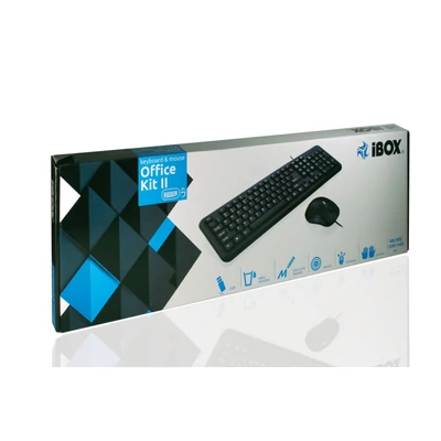 Kép 4/4 - iBox Office Kit II Keyboard Combo Black US