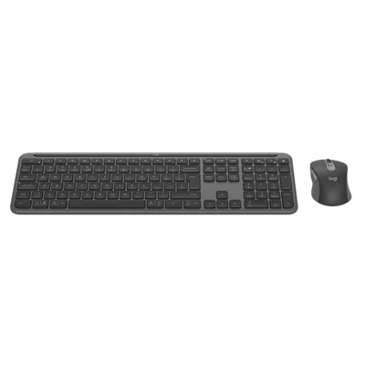 Kép 2/6 - Logitech MK950 Signature Slim Wireless Bluetooth Keyboard Combo for Business Graphite UK