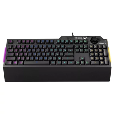 Kép 2/6 - Asus TUF Gaming K1 RGB Keyboard Black US