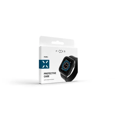 Kép 4/4 - FIXED Pure+ Tempered Glass for Apple Watch 45mm Black