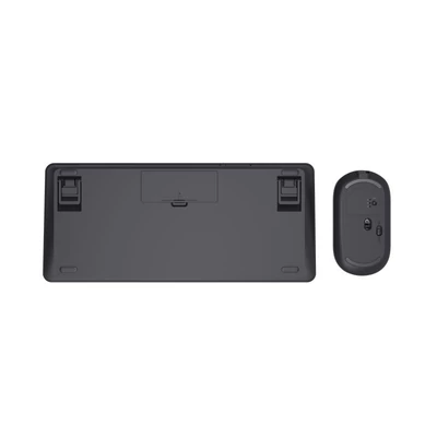 Kép 5/6 - Trust Lyra Multi Device Wireless Keyboard & Mouse Black US