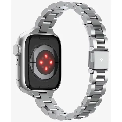 Kép 3/5 - Spigen Modern Fit 316L Band Apple Watch 41mm/40mm/38mm Silver