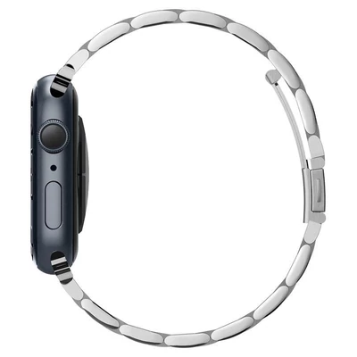 Kép 2/5 - Spigen Modern Fit Watch Band, silver - Apple Watch 41mm/40mm/38mm