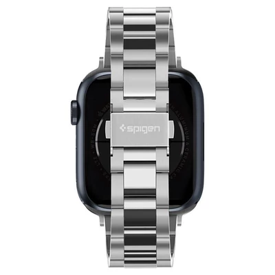 Kép 4/5 - Spigen Modern Fit Watch Band, silver - Apple Watch 41mm/40mm/38mm