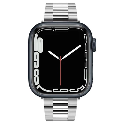 Kép 5/5 - Spigen Modern Fit Watch Band, silver - Apple Watch 41mm/40mm/38mm