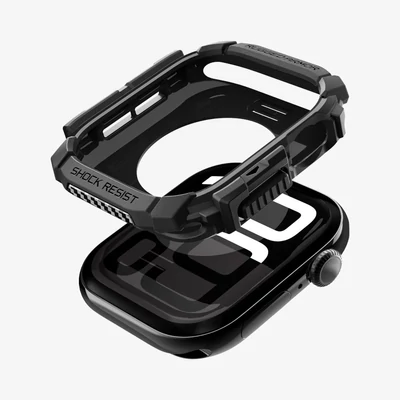 Kép 7/8 - Spigen Rugged Armor Apple Watch 10 46mm Matte Black
