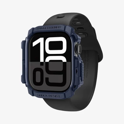 Kép 2/8 - Spigen Rugged Armor Apple Watch 10 46mm Navy Blue