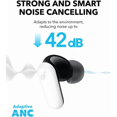 Kép 3/3 - ANKER Soundcore P30i Bluetooth Headset White