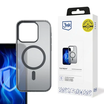 3mk Frosty MagCase Fekete Apple iPhone 13 Pro Max