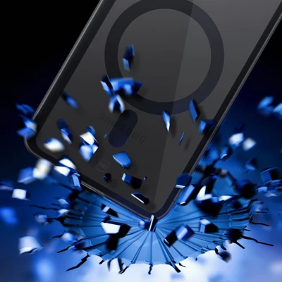 Kép 5/5 - 3mk Satin Armor MagCase átlátszó, TPU és PC anyagú telefontok Samsung Galaxy S23+