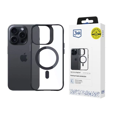 3mk Satin Armor MagCase átlátszó, TPU és PC anyagú telefontok Apple iPhone 13 Pro Max