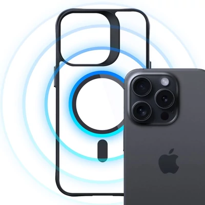 Kép 4/4 - 3mk Satin Armor MagCase átlátszó, TPU és PC anyagú telefontok Apple iPhone 13 Pro Max