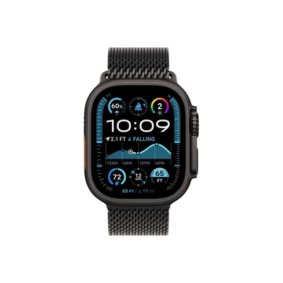 Kép 2/2 - Apple Watch Ultra 2 v2 Cellular 49mm Black Titanium Case with Black Titanium Milanese Loop L