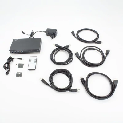 Kép 4/11 - ACT AC7912 2-Port HDMI 4K@60Hz KVM Switch USB 3.2 Gen1 (USB 3.0)