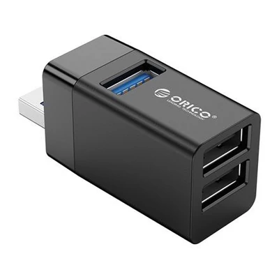 Kép 4/5 - Orico 3 Port USB 3.0 HUB Black
